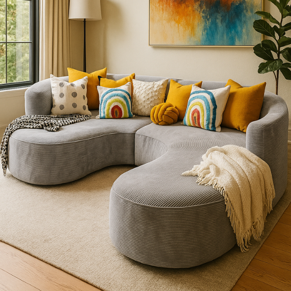 Sectional Curved Sofa